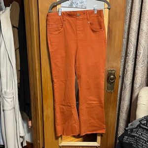 Liverpool Women's Ankle & Cropped Jeans in Orange